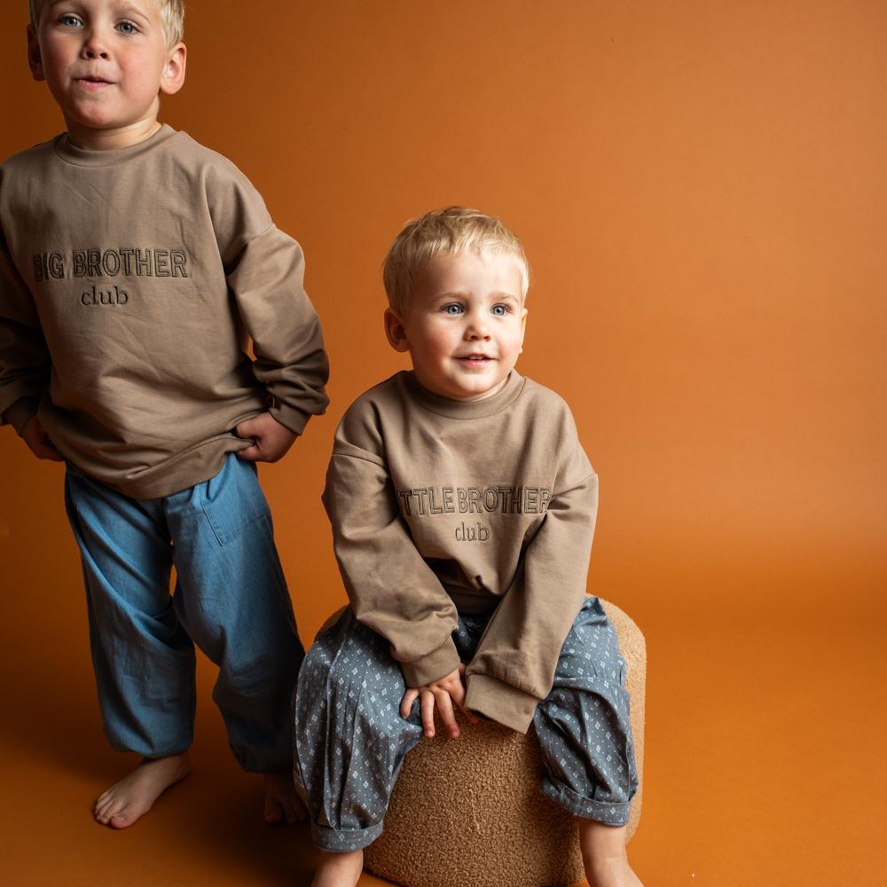 That's Mine Finley storebror sweatshirt - Club - 95% Organic cotton / 5% Elastane Buy Tøj||Overdele||Sweatshirts||Alle||Favoritter||Søskende||personale||alt minus sløjfe||NOOS||mette-sale here.