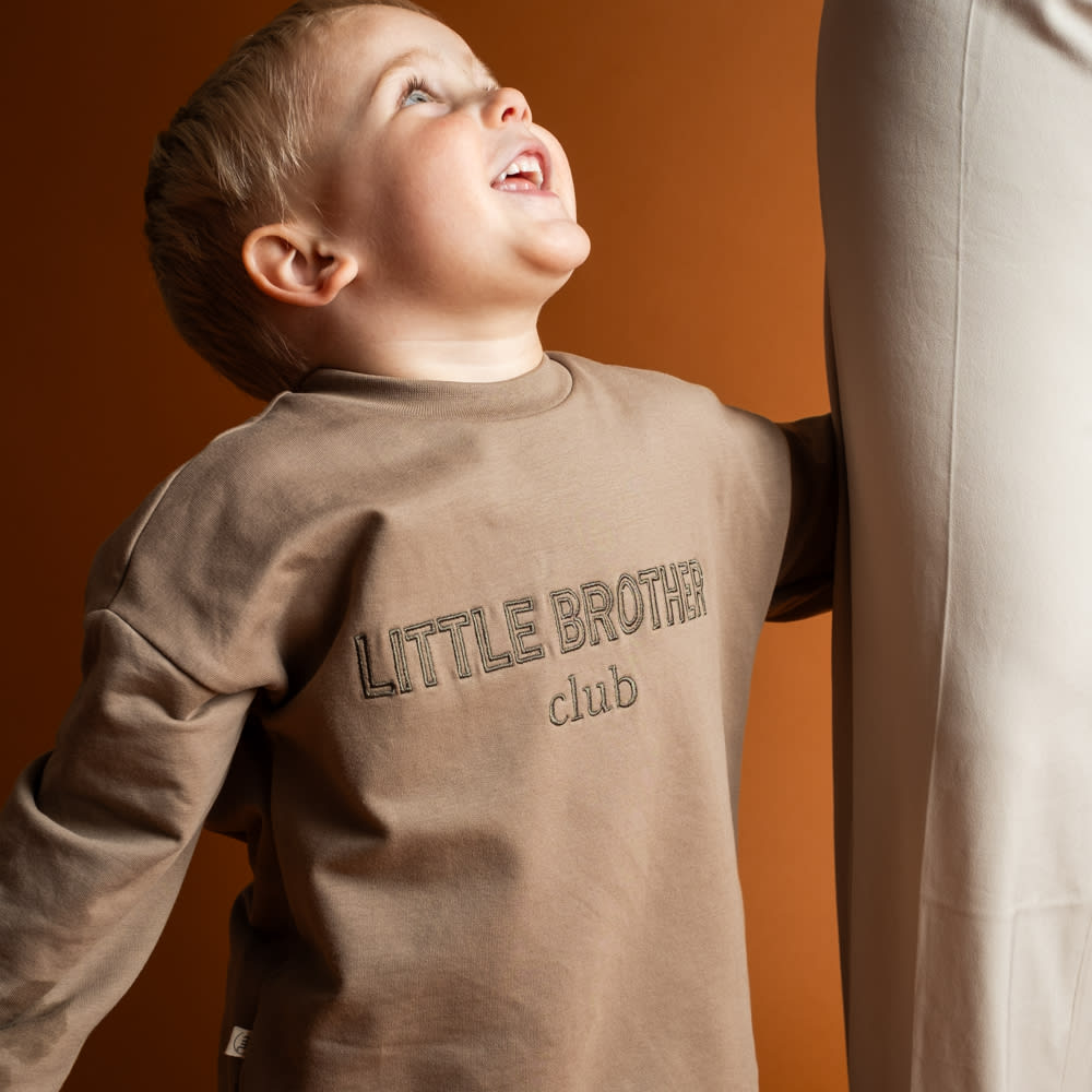 That's Mine Finley lillebror sweatshirt - Club - 95% Organic cotton / 5% Elastane Buy Tøj||Overdele||Sweatshirts||Alle||Favoritter||Søskende||personale||alt minus sløjfe||NOOS||mette-sale here.
