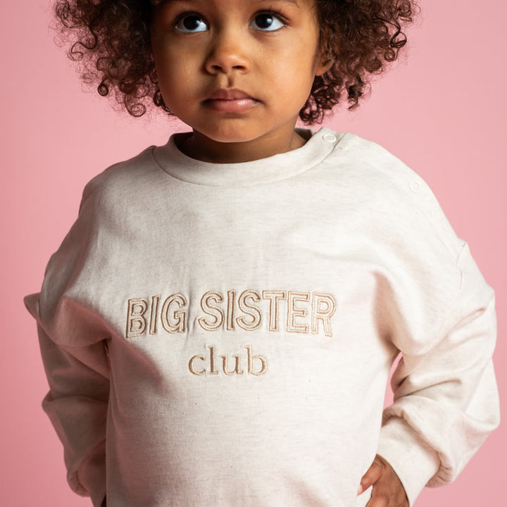 That's Mine Finley storesøster sweatshirt - Club - 95% Organic cotton / 5% Elastane Buy Tøj||Overdele||Sweatshirts||Alle||Favoritter||Søskende||personale||alt minus sløjfe||NOOS||mette-sale here.