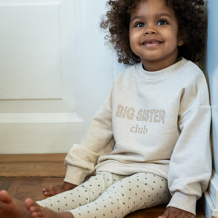 That's Mine Finley storesøster sweatshirt - Club - 95% Organic cotton / 5% Elastane Buy Tøj||Overdele||Sweatshirts||Alle||Favoritter||Søskende||personale||alt minus sløjfe||NOOS||mette-sale here.