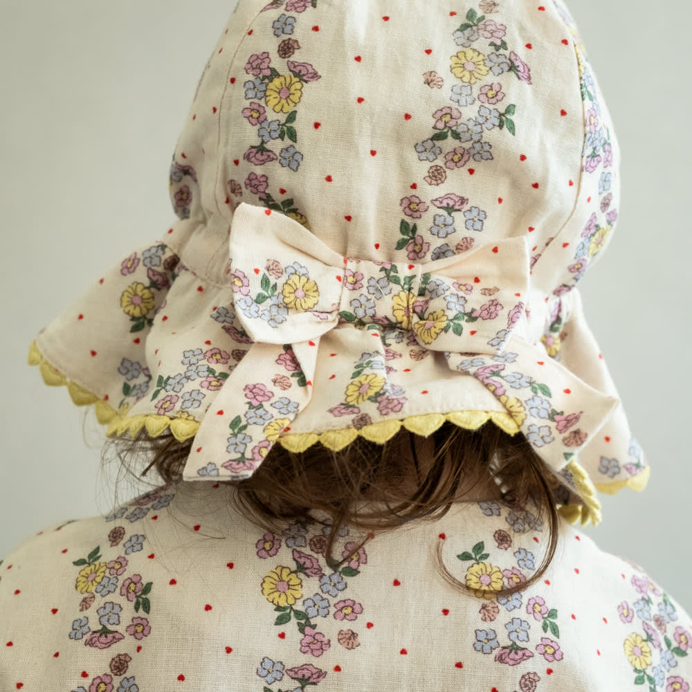 That's Mine Hilda hat - Shell fleur - 85% Cotton / 15% Linen Buy Hatte||Accessories||personale here.