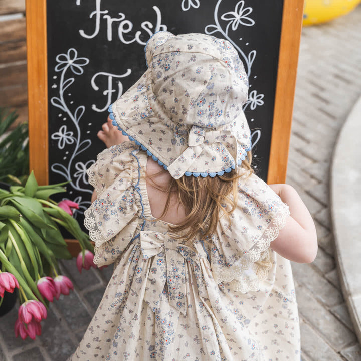 That's Mine Hilda hat - Sprinkles hearts yellow - 85% Cotton / 15% Linen Buy Tøj||Hatte||Accessories||Udsalg||Alle||Udsalg - tøj||Forür og sommer 2025||alt minus sløjfe||Sprinkles heart||New in for the girls||Udsalg - Forür & sommer '25||Summer Bundle||mette-sale here.