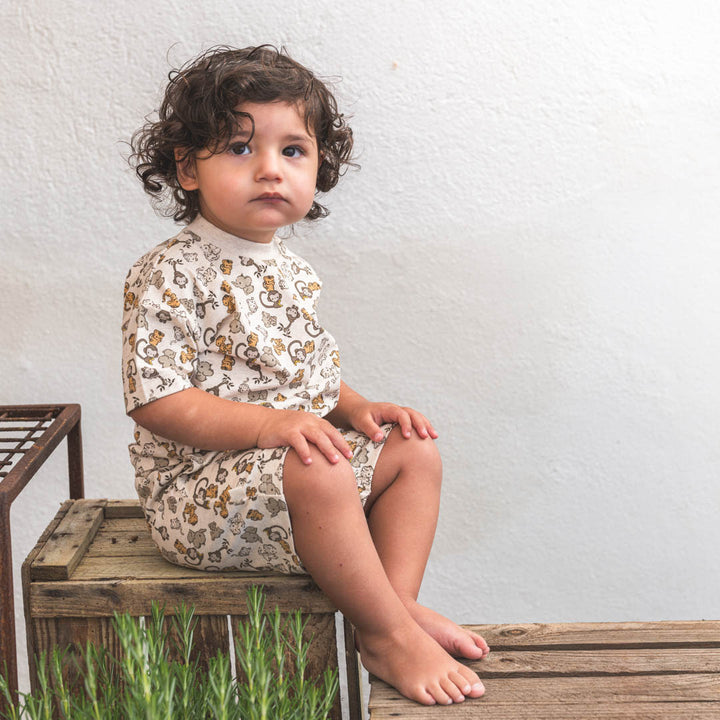 That's Mine Pete shorts - Jungle friends - 95% Organic cotton / 5% Elastane Buy Tøj||Shorts||Udsalg||Bukser & shorts||Alle||Udsalg - tøj||Forår og sommer 2025||alt minus sløjfe||New in for the boys||New in for the little ones||Jungle friends||Udsalg - Forår & sommer '25||Summer Bundle||August bundle||mette-sale here.