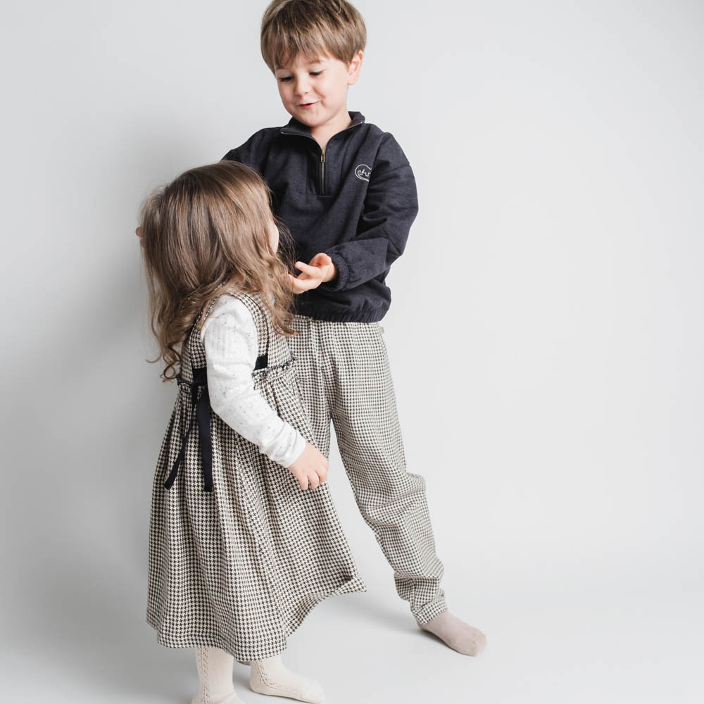 That's Mine Rose dress - Raven - 100% Organic cotton Buy Tøj||Kjoler||Kjoler & nederdele||Alle||personale||alt minus sløjfe||mette-sale||Winter 2025 here.