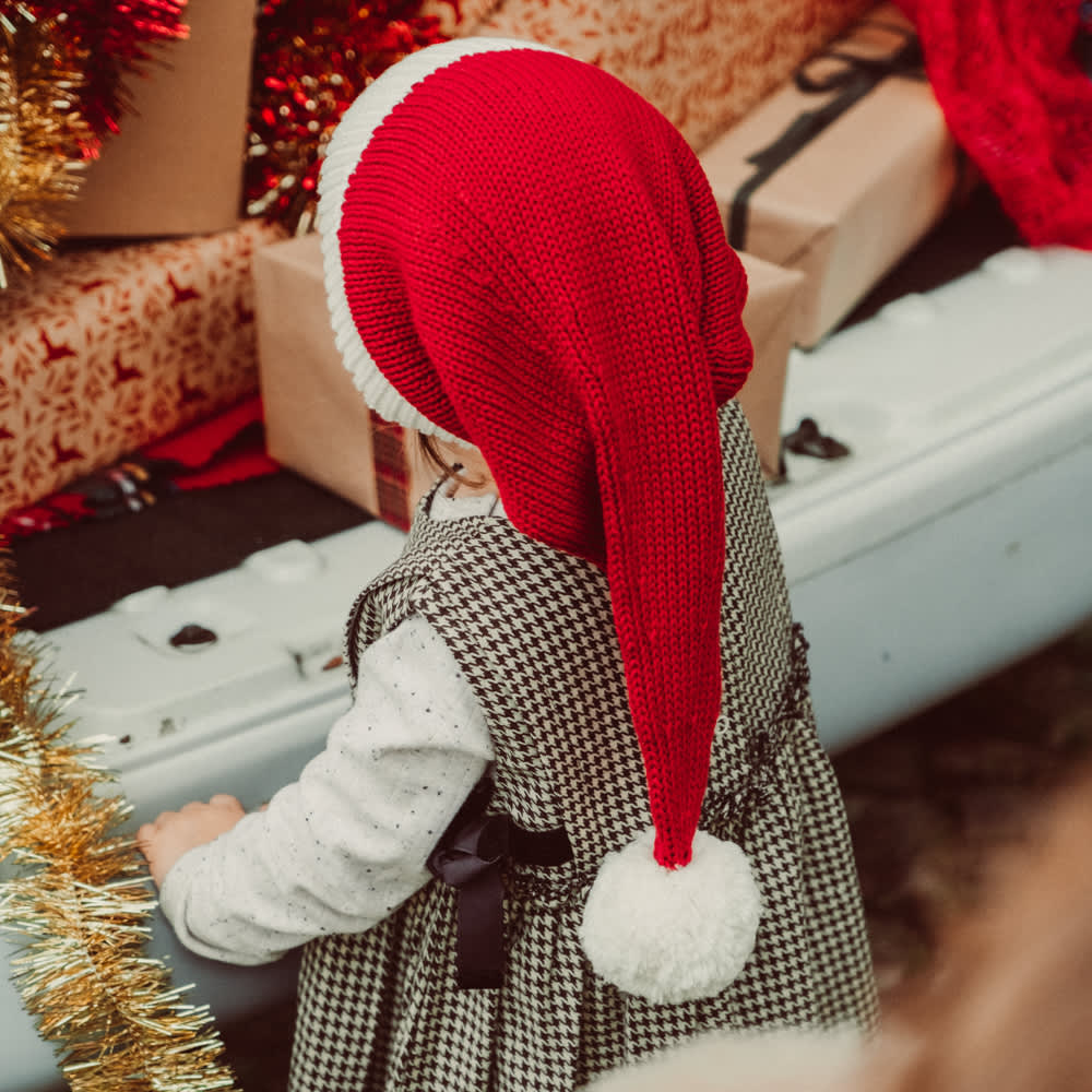 That's Mine Alvie christmas hat - Red - 100% Organic cotton Buy Alle||personale||alt minus sløjfe||mette-sale||Winter 2025 here.