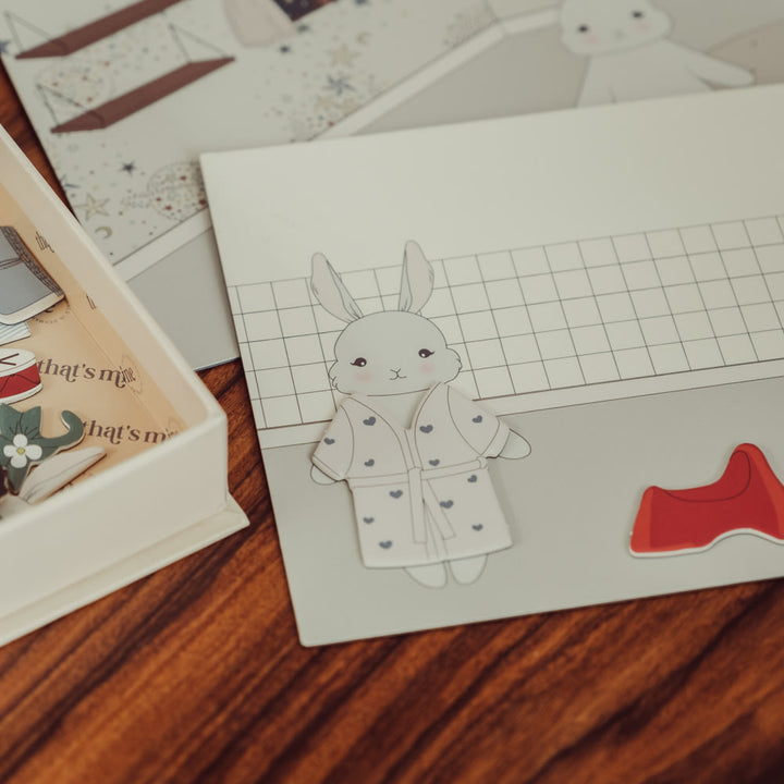 That's Mine Lou magnetisk legekasse - Bunny - 75% Paper / 25% Magnet Buy Legetid||Legetøj||Aktivitetslegetøj||Alle||Favoritter||personale||Efterår & vinter 2025||alt minus sløjfe||NOOS||AW25 NOOS||mette-sale||Magnetlegetøj here.