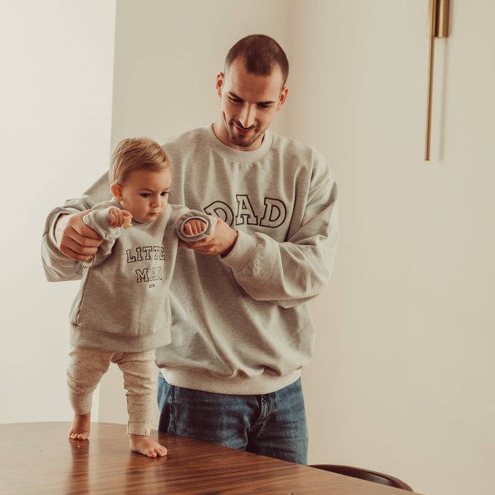That's Mine Alpha sweatshirt - Little man - 100% Organic cotton Buy Tøj||Overdele||Sweatshirts||Alle||Favoritter||personale||Efterür & vinter 2025||alt minus sløjfe||NOOS||SweatsÌt||AW25 NOOS||mette-sale here.