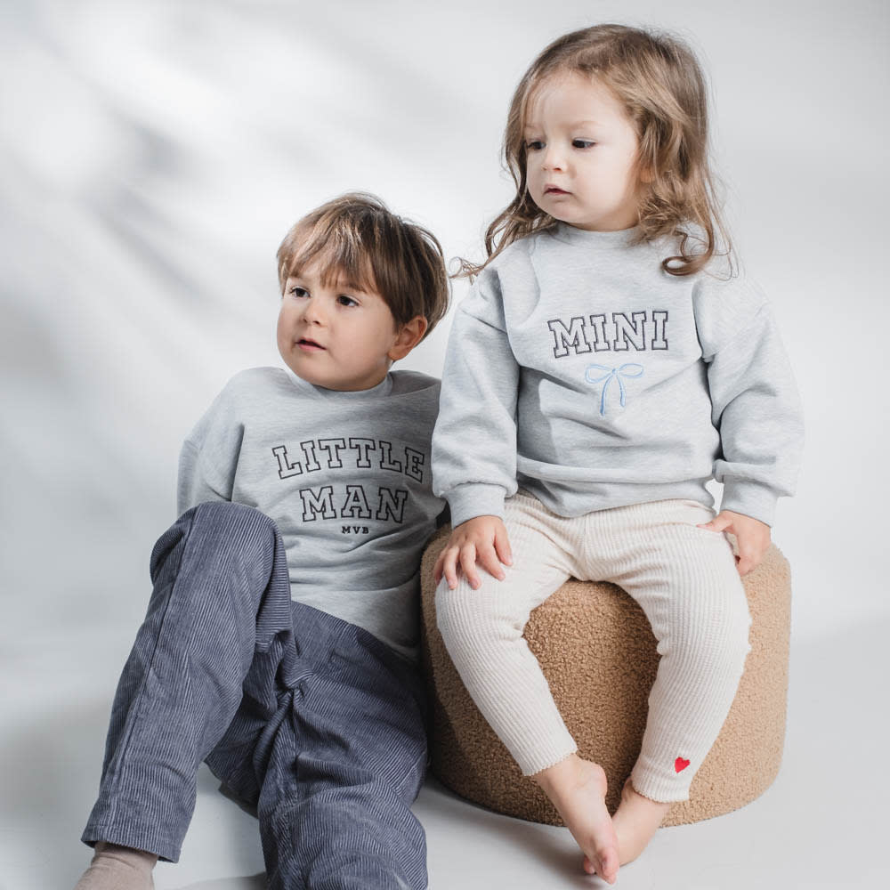 That's Mine Alpha sweatshirt - Mini - 100% Organic cotton Buy Tøj||Overdele||Sweatshirts||Alle||Favoritter||personale||Efterår & vinter 2025||alt minus sløjfe||NOOS||Sweatsæt||AW25 NOOS||mette-sale here.