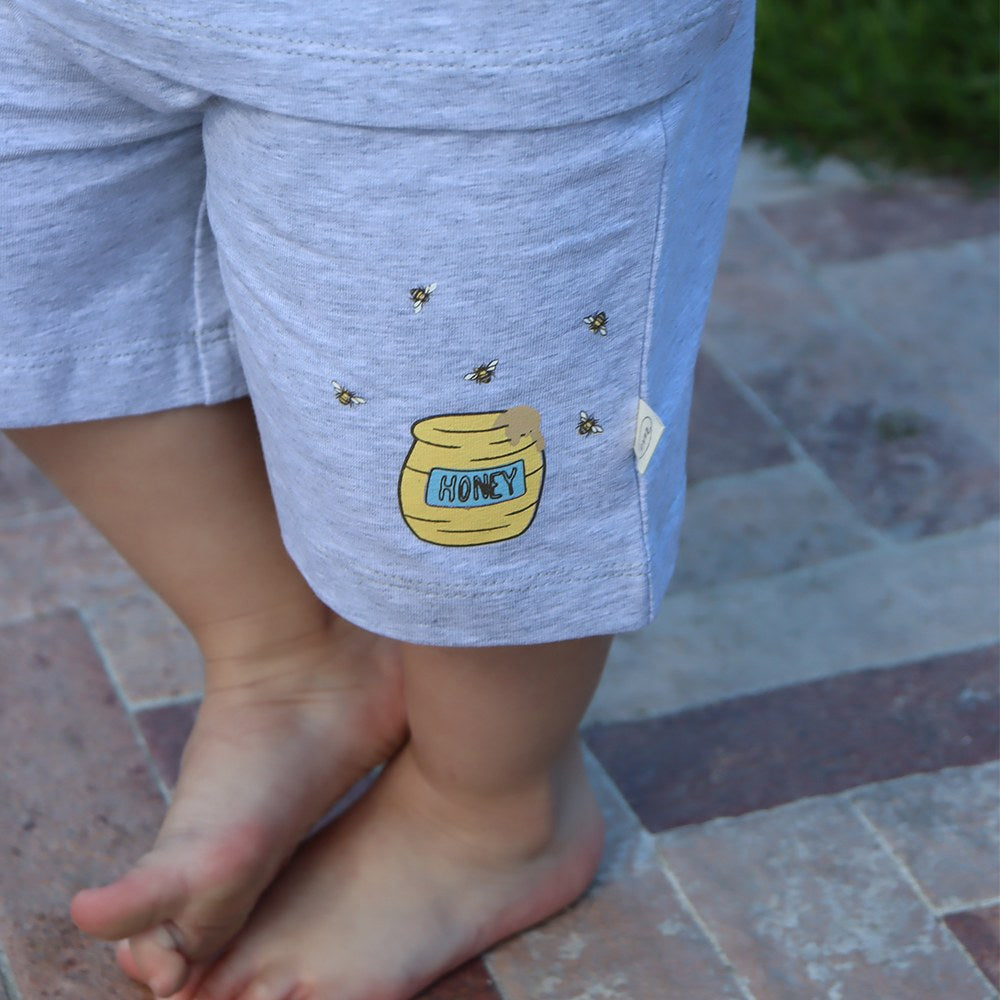 That's Mine Lucas set - Bees and bears - 95% organic cotton / 5% elastane Buy Tøj||Alle||personale||Bees and bears||alt minus sløjfe||That's Mine x Luksusbaby||mette-sale here.