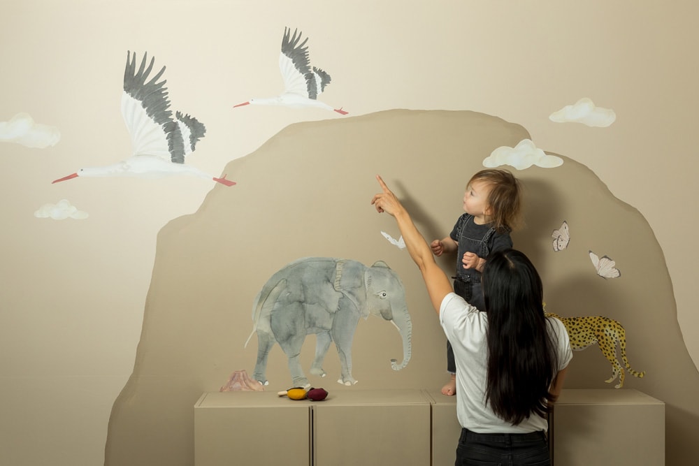 That's Mine Wallsticker Stork Small - Multi - 100% Textile foil Buy Bolig & udstyr||Børneværelset||Wallstickers||Summer Sale||Alle||Udsalg - bolig||alt minus sløjfe||Wallsticker - 3 for 2||Wallstickers - andre dyr||Påskebundle||Summer Bundle||August bundle||mette-sale here.