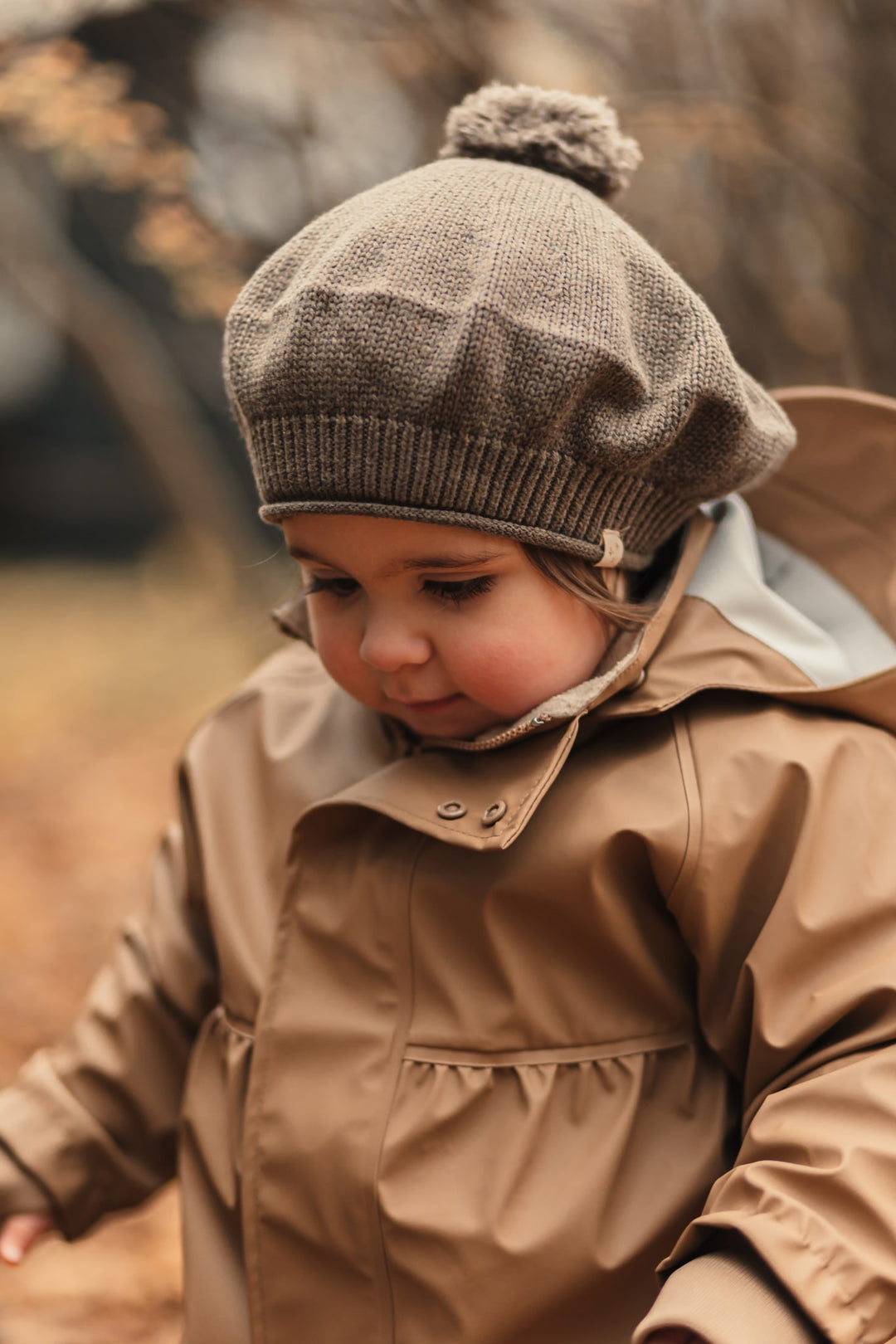 That's Mine Cher strikket baret - Earth brown melange - 100% Organic cotton Buy Tøj||Overdele||Strik||Udsalg||Alle||Udsalg - tøj||Liveshopping bundle||alt minus sløjfe||5 for 399||Brown melange||mette-sale||Huer & halsedisser here.
