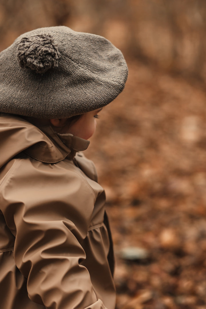 That's Mine Cher strikket baret - Earth brown melange - 100% Organic cotton Buy Tøj||Overdele||Strik||Udsalg||Alle||Udsalg - tøj||Liveshopping bundle||alt minus sløjfe||5 for 399||Brown melange||mette-sale||Huer & halsedisser here.