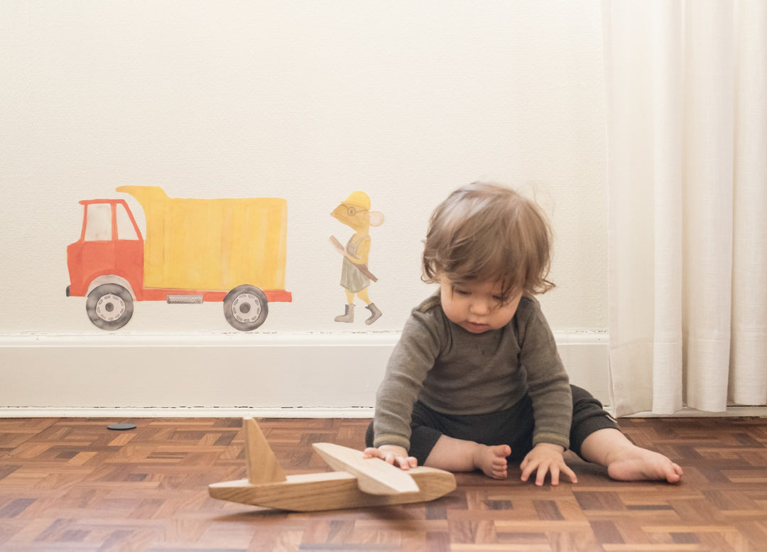 That's Mine Wallsticker Steve the Builder - Brown - 100% Textile foil Buy Bolig & udstyr||Børneværelset||Wallstickers||Udsalg||Alle||Wallsticker - bundle||Udsalg - bolig||alt minus sløjfe||Wallstickers - mus||mette-sale here.
