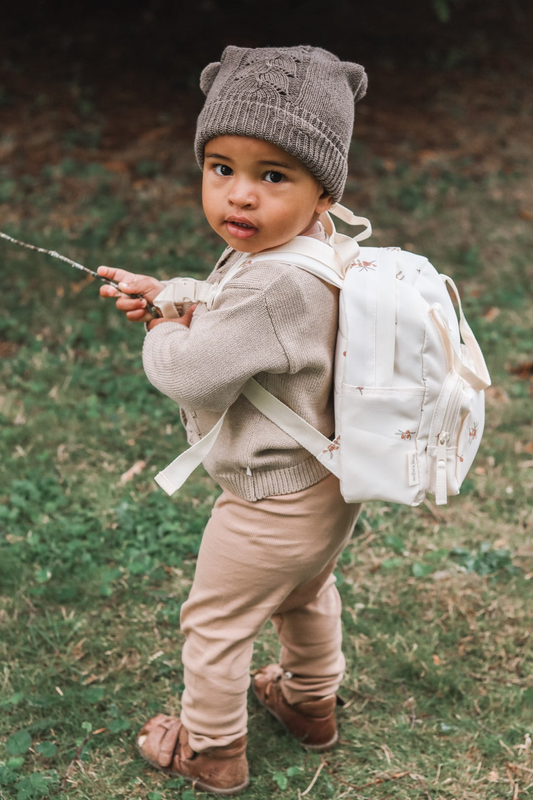 That's Mine Chapette strikket pointelle beanie - Earth brown melange - 97% Organic cotton / 3% Elastan Buy Tøj||Overdele||Strik||Summer Sale||Alle||Tøjbundle||Udsalg - tøj||alt minus sløjfe||5 for 399||Brown melange||mette-sale here.
