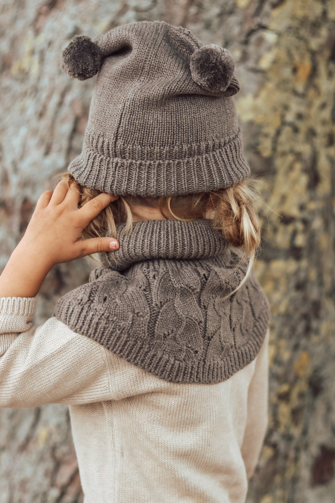 That's Mine Chapette strikket pointelle beanie - Earth brown melange - 97% Organic cotton / 3% Elastan Buy Tøj||Overdele||Strik||Summer Sale||Alle||Tøjbundle||Udsalg - tøj||alt minus sløjfe||5 for 399||Brown melange||mette-sale here.