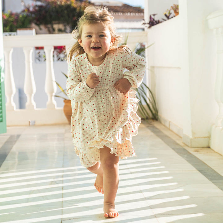 That's Mine Emilia kjole - Lots of love red - 48% Organic cotton / 47% Modal / 5% Elastane Buy Tøj||Kjoler||Udsalg||Kjoler & nederdele||Alle||Udsalg - tøj||Forür og sommer 2025||alt minus sløjfe||Spring25||Lots of love red||New in for the girls||Den første sommer||Udsalg - Forür & sommer '25||Summer Bundle||mette-sale here.