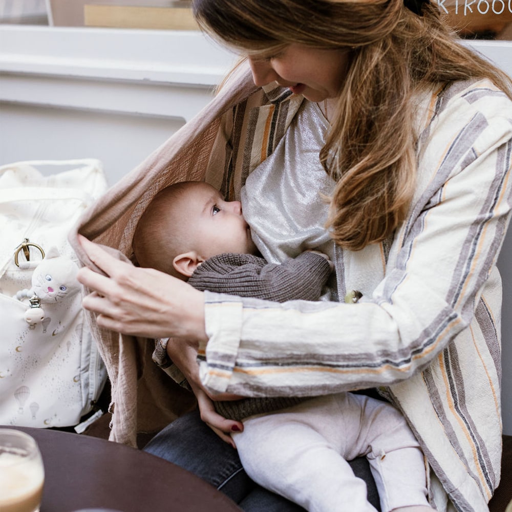 That's Mine Comfy me - Brown - 100% Organic cotton Buy Amning & pusletid||Pusle||Comfy me babypuder||Alle||Amning||personale||Influencer choice||Amning||alt minus sløjfe||mette-sale here.