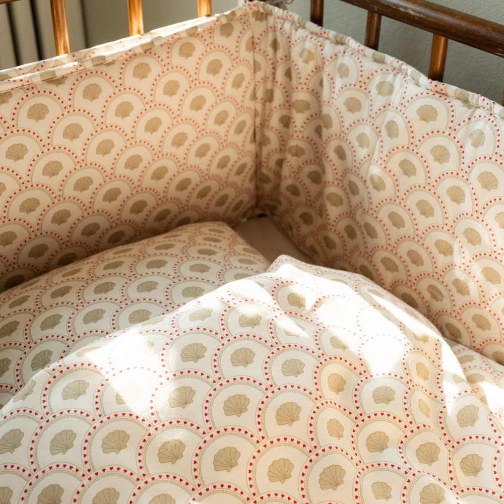 That's Mine Levi sengetøj - Block shell - 100% Organic cotton Buy Sovetid||Sengetøj||personale here.