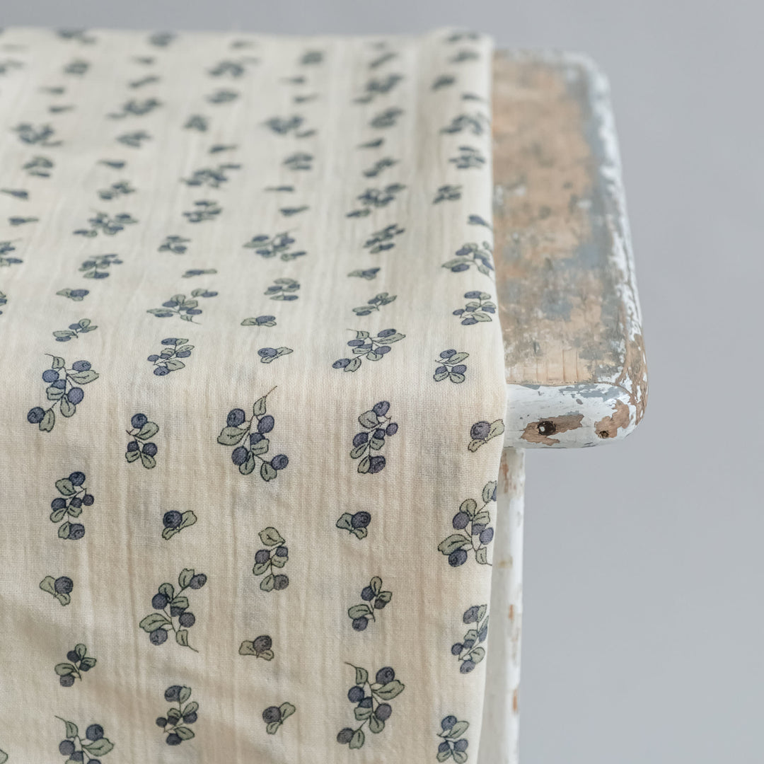 Bora muslin cloth 3-pack - Blueberry