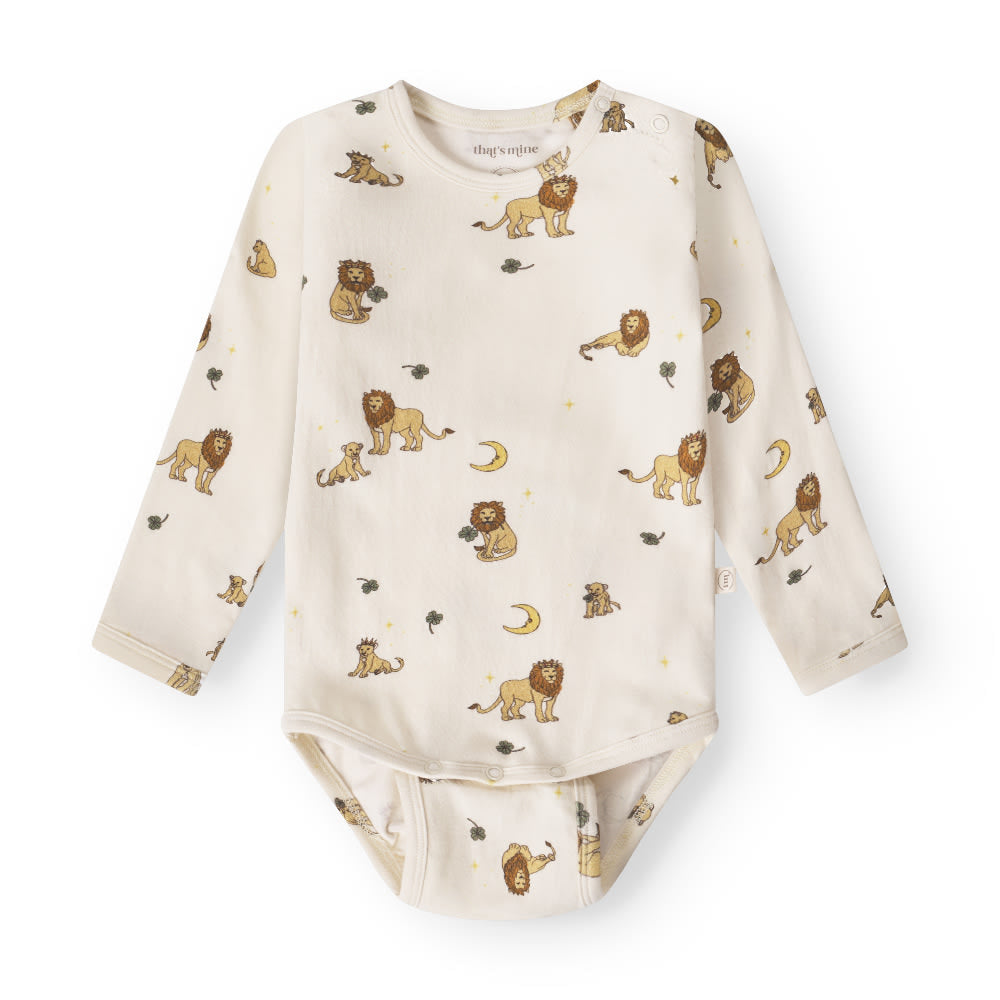 That's Mine Ellis bodystocking - Lion - 48% Organic cotton / 47% Modal / 5% Elastane Buy Bodystockings||Undertøj||personale||Basics here.