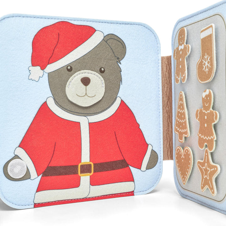 Emory felt activity book - Christmas bear