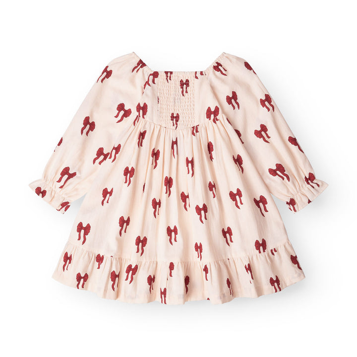 That's Mine Sarah dress - Rouge boucle - 100% Organic cotton Buy Tøj||Kjoler||Kjoler & nederdele||Alle||personale||alt minus sløjfe||mette-sale||Winter 2025 here.