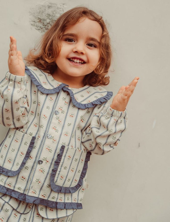 That's Mine Fleur trøje - Love berry - 100% Organic cotton Buy Overdele||Skjorter||Nyheder||personale||Efterår & vinter 2025||Love berry||drop 1 aw25 here.