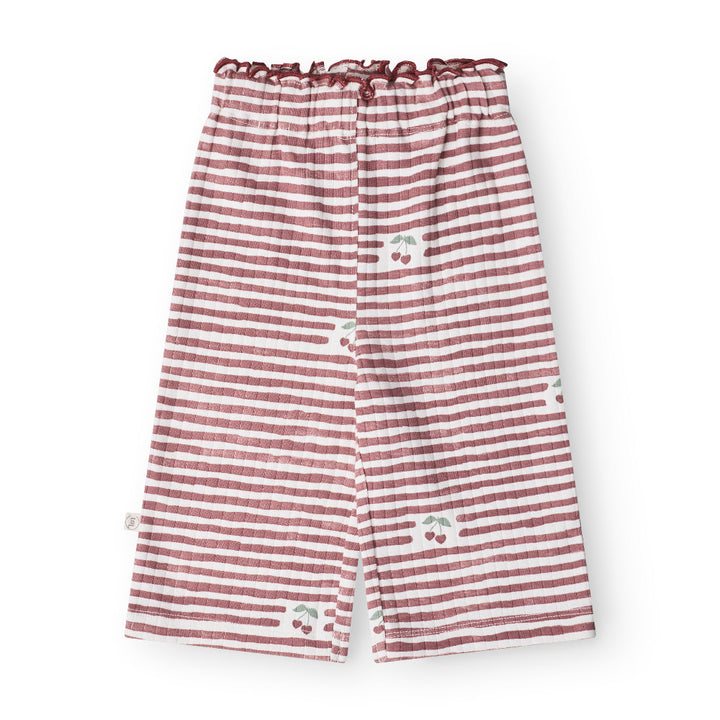 That's Mine Juliane pants - Love berry stripe - 95% Organic cotton / 5% Elastane Buy Bukser||Bukser & shorts||personale||AW25 here.