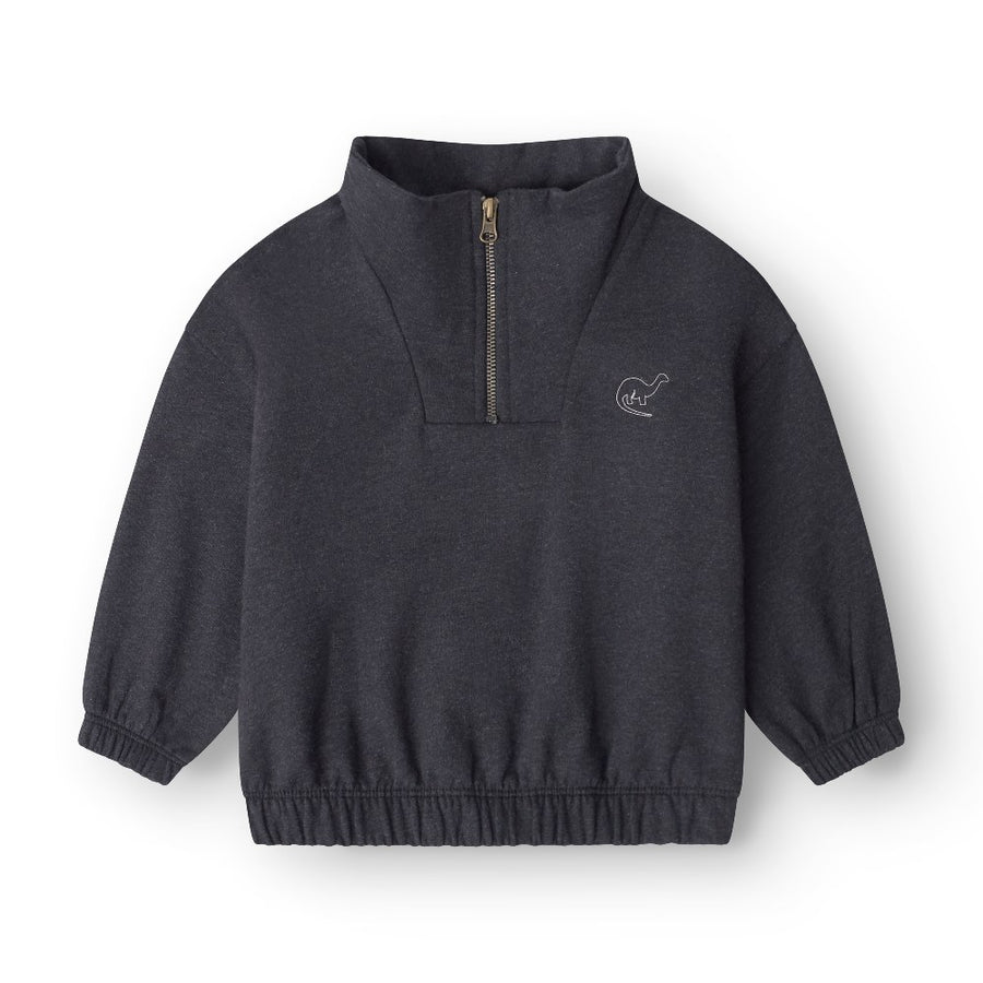 That's Mine Julius sweatshirt - Raven - 95% Organic cotton / 5% Elastane Buy Overdele||Sweatshirts||personale||AW25 here.
