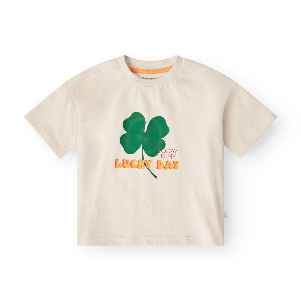 That's Mine Vilde oversized t-shirt - Lucky day - 100% organic cotton Buy T-shirts||Overdele||personale||Jersey here.