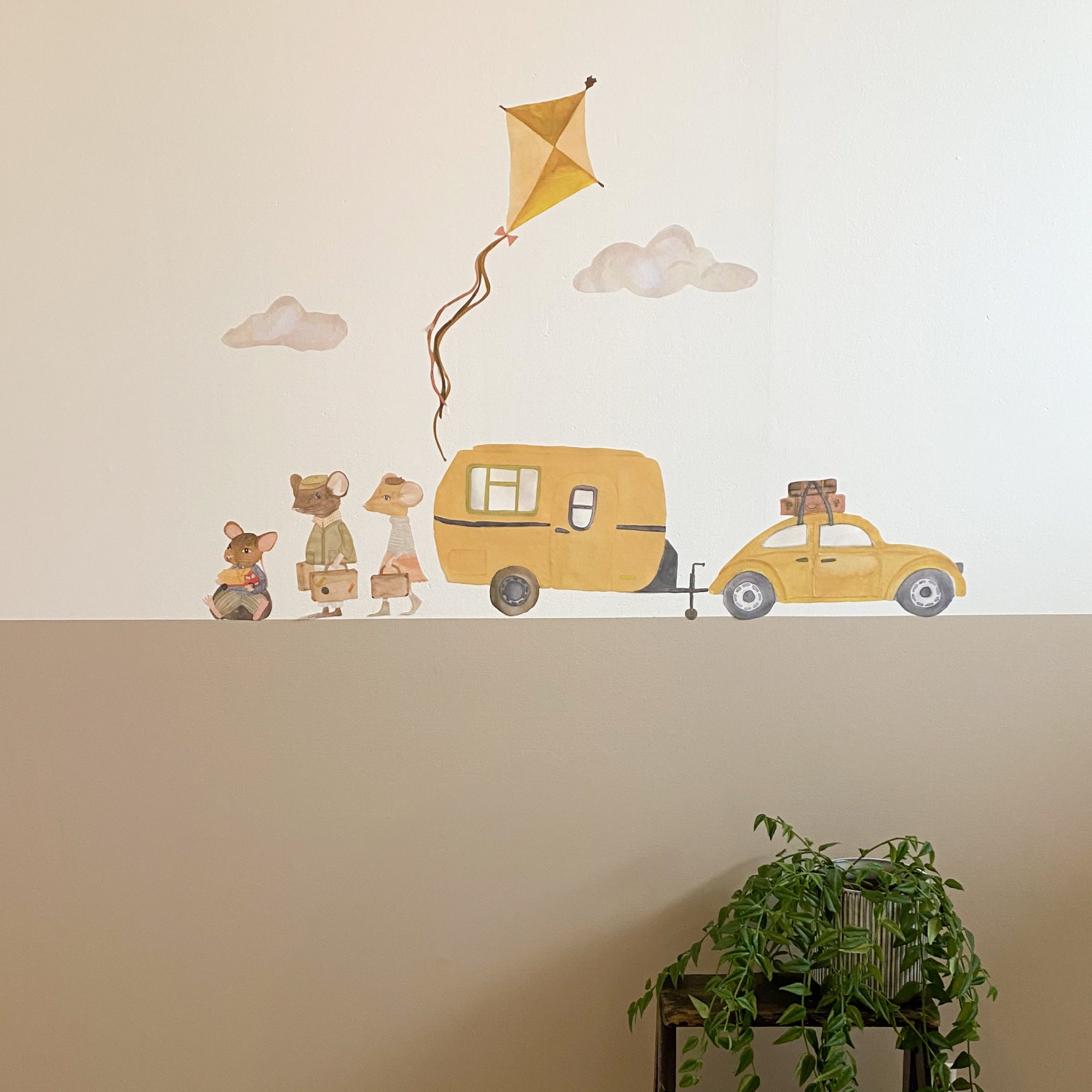That's Mine Wallsticker Retro car - Multi - 100% Textile foil Buy Bolig & udstyr||Børneværelset||Wallstickers||Udsalg||Alle||Influencer choice||Wallsticker - bundle||Udsalg - bolig||alt minus sløjfe||Wallsticker - 3 for 2||Wallstickers - køretøjer||Påskebundle||Summer Bundle||August bundle||mette-sale here.